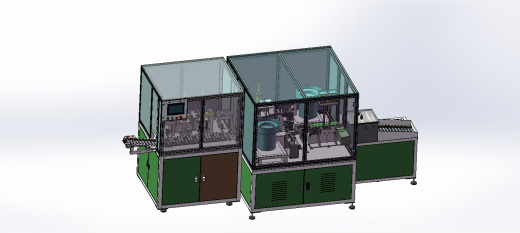电机转子生产线3D图纸 G81 非标自动化设备3D图纸3D模型缩略图